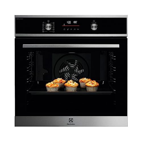 Electrolux EOD6P77X Multifunktionaler Dampfofen mit pyrolytischer Reinigung, 11 Funktionen, 45 automatische Programme, mehrstufiges gleichmäßiges Kochen, Thermosonde, Schnellheizung, LED-Display, Edelstahl, A+ Electrolux EOD6P77X Multifunktionaler Dampfofen mit pyrolytischer Reinigung, 11 Funktionen, 45 automatische Programme, mehrstufiges gleichmäßiges Kochen, Thermosonde, Schnellheizung, LED-Display, Edelstahl, A+ von Electrolux