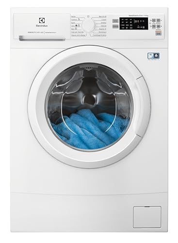 Electrolux EW6S526W Slim Waschmaschine mit Frontlader, Technologie SensiCare 600, 6 kg, verzögerter Start, Schnellwäsche, LED-Display, 1200 Umdrehungen pro Minute, Weiß Electrolux EW6S526W Slim Waschmaschine mit Frontlader, Technologie SensiCare 600, 6 kg, verzögerter Start, Schnellwäsche, LED-Display, 1200 Umdrehungen pro Minute, Weiß von Electrolux