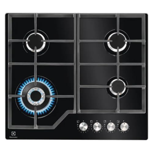 Electrolux gasherd 59cm 4 flammen schwarz KGG64362K von Electrolux