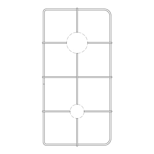 Grill, rechts, für Backöfen, Herde und Herde 3423942055 von Electrolux