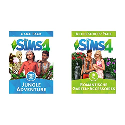 Die SIMS 4 - Dschungel Abenteuer Game Pack DLC | PC Download - Origin Code & THE SIMS 4 - Romantic Garden Stuff Edition DLC | PC Download ‚Äì Origin Code von Electronic Arts