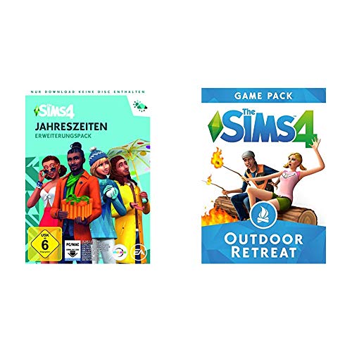 Die SIMS 4 - Seasons Expansion Pack - Seasons DLC | PC Download - Origin Code & THE SIMS 4 - Outdoor Retreat Edition DLC |PC Origin Instant Access von Electronic Arts