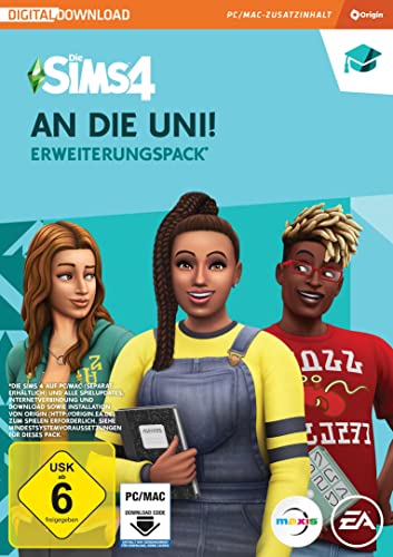 Die Sims 4 An Die Uni ! (EP8) Erweiterungs-Pack PCWin-DLC |PC Download Origin Code |Deutsch von Electronic Arts