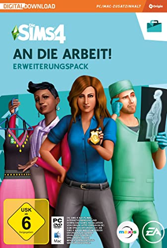 Die Sims 4 An die Arbeit (EP1) Erweiterungs-Pack PCWin-DLC |PC Download Origin Code |Deutsch von Electronic Arts