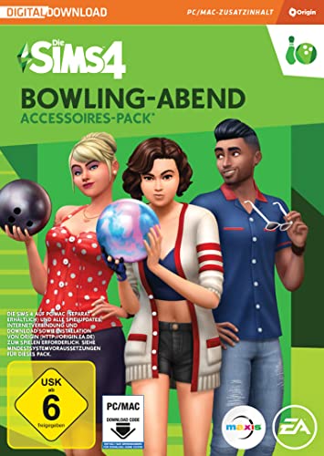 Die Sims 4 Bowling-Abend (SP10) Accessoires-Pack PCWin-DLC |PC Download Origin Code |Deutsch von Electronic Arts