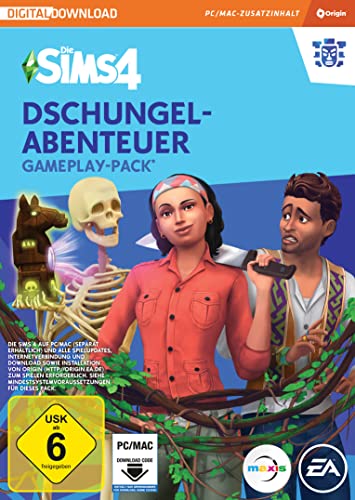 Die Sims 4 Dschungel-Abenteuer (GP6) Gameplay-PackPCWin-DLC |PC Download Origin Code |Deutsch von Electronic Arts