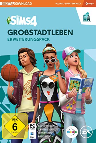 Die Sims 4 Großstadtleben (EP3) Erweiterungs-Pack PCWin-DLC |PC Download Origin Code |Deutsch von Electronic Arts