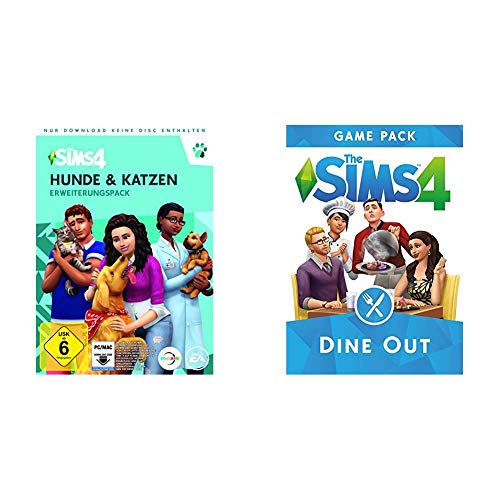 Die Sims 4 - Hunde & Katzen Edition DLC [PC Download ‚Äì Origin Code] & THE SIMS 4 - Dine Out Edition DLC |PC Origin Instant Access von Electronic Arts