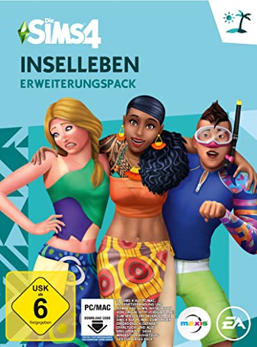 Die Sims 4 Inselleben (EP7)| Erweiterungspack | PC/Mac | VideoGame | Code in der Box | Deutsch von Electronic Arts