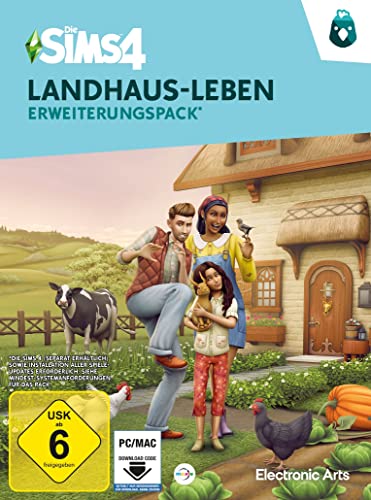 Die Sims 4 Landhaus-Leben (EP11)| Erweiterungspack | PC/Mac | VideoGame | Code in der Box | Deutsch von Electronic Arts