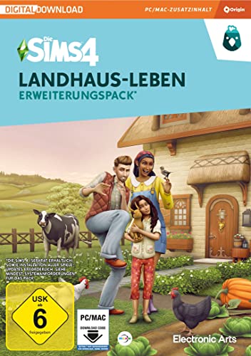 Die Sims 4 Landhaus-Leben (EP11)Erweiterungs-Pack PCWin-DLC |PC Download Origin Code |Deutsch von Electronic Arts