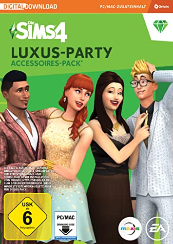 Die Sims 4 Luxus-Party (SP1) Accessoires-Pack PCWin-DLC |PC Download Origin Code |Deutsch von Electronic Arts
