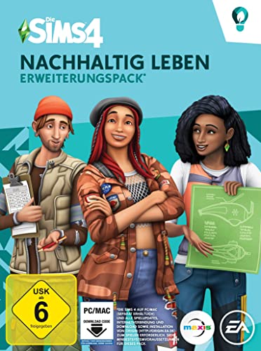 Die Sims 4 Nachhaltig Leben (EP9)| Erweiterungspack | PC/Mac | VideoGame | Code in der Box | Deutsch von Electronic Arts