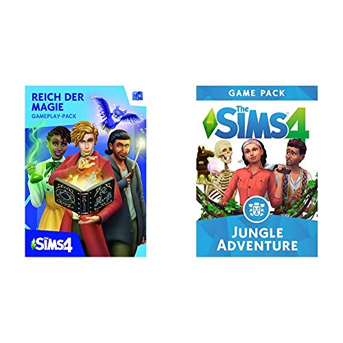 Die Sims 4 - Reich der Magie Standard | PC Code - Origin & Die SIMS 4 - Dschungel Abenteuer Game Pack DLC | PC Download - Origin Code von Electronic Arts