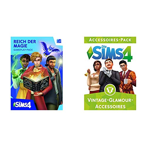 Die Sims 4 - Reich der Magie Standard | PC Code - Origin & Die Sims 4 Accessoires Vintage Stuff DLC [PC Code - Origin] von Electronic Arts