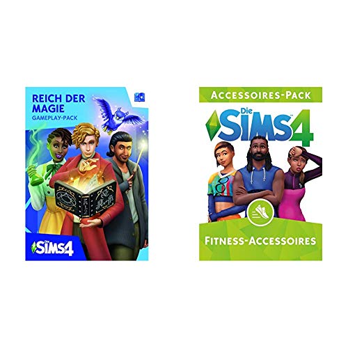 Die Sims 4 - Reich der Magie Standard | PC Code - Origin & SIMS 4 - Fitness Stuff Edition DLC [PC Code - Origin] von Electronic Arts