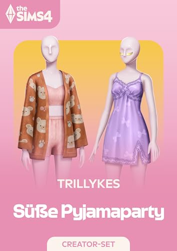 Die Sims 4 Süße Pyjamaparty-Set (CK 01) PCWin | Deutsch Standard | PC Code - EA App von Electronic Arts
