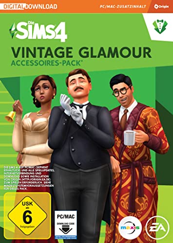 Die Sims 4 Vintage Glamour (SP9) Accessoires-Pack PCWin-DLC |PC Download Origin Code |Deutsch von Electronic Arts