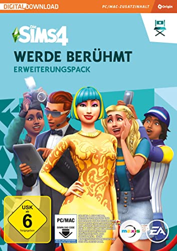 Die Sims 4 Werde Berühmt (EP6) Erweiterungs-Pack PCWin-DLC |PC Download Origin Code |Deutsch von Electronic Arts