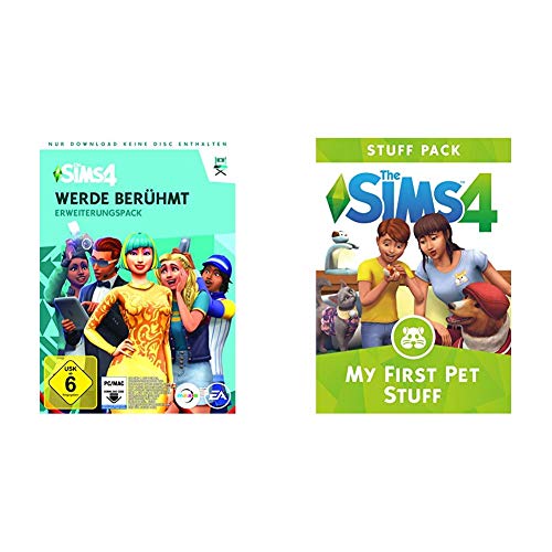 Die Sims 4 - Werde ber√ºhmt - Erweiterungspack | PC Download - Origin Code & Die SIMS 4 - My First Pet Stuff DLC | PC Download - Origin Code von Electronic Arts
