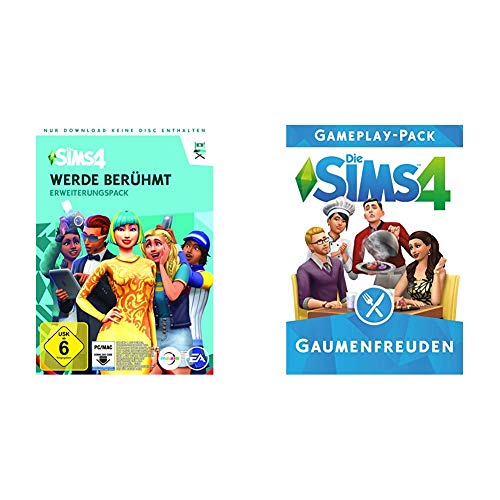 Die Sims 4 - Werde ber√ºhmt - Erweiterungspack | PC Download - Origin Code & The Sims 4 - Gaumenfreuden DLC [PC Code - Origin] von Electronic Arts