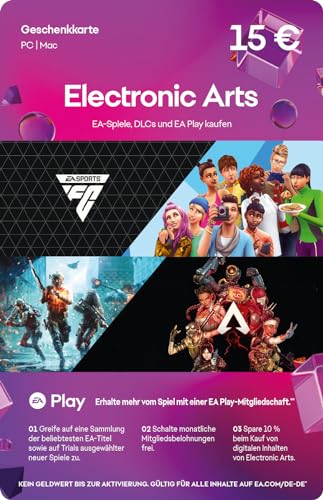 EA Geschenkkarte 15 € | PC/Mac Code von Electronic Arts