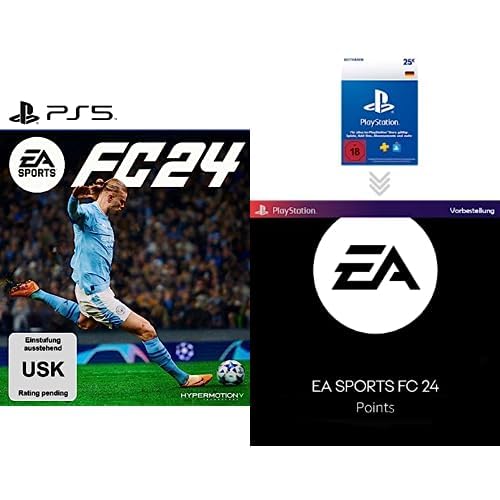 EA SPORTS FC 24 Standard Edition PS5 | Deutsch + 25€ PlayStation Store Guthaben für EA SPORTS FC 24 Ultimate Team | FC Points [Vorbestellung] | Deutsches PSN Konto von Electronic Arts