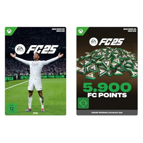 EA SPORTS FC 25 Standard Edition - Download Code + EA SPORTS FC 25 5900 Ultimate Team Points EA SPORTS FC 25 Standard Edition - Download Code + EA SPORTS FC 25 5900 Ultimate Team Points von Electronic Arts