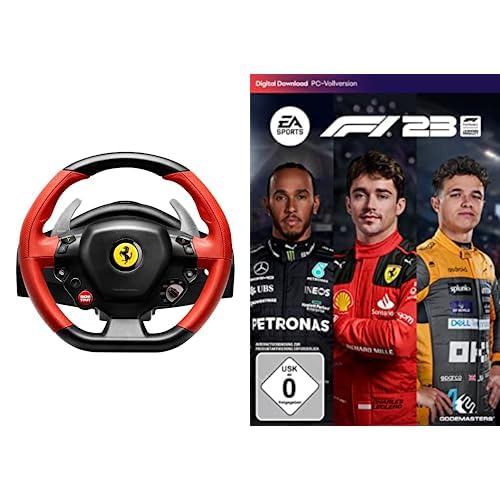 Electronic Arts Thrustmaster Ferrari 458 Spider Racing Wheel (PC) + F1 23 Standard PCWin | Download Code EA App - Origin | Deutsch von Electronic Arts