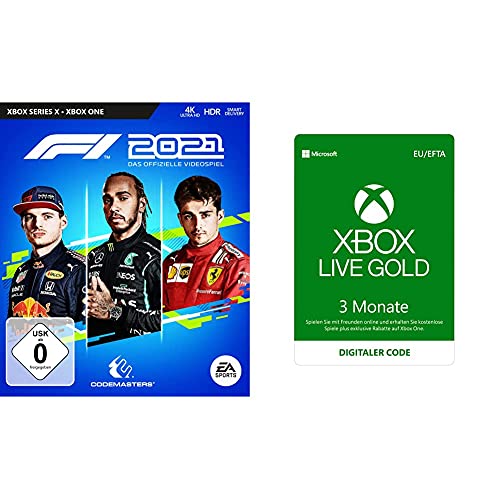 F1 2021 (inkl. kostenloser Xbox Series S/X Version) - [Xbox One] + Xbox Live Gold 3 Monate (Download Code) von Electronic Arts