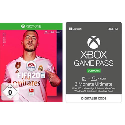 FIFA 20 - Standard Edition - [Xbox One] + Xbox Game Pass Ultimate [3 Monate Mitgliedschaft] von Electronic Arts