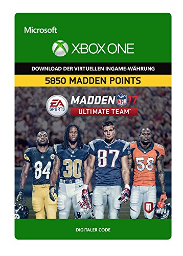 Madden NFL 17: MUT 5850 Madden Points Pack [Xbox One - Download Code] von Electronic Arts