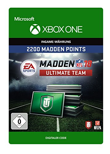 Madden NFL 18: MUT 2200 Madden Points Pack [Xbox One - Download Code] von Electronic Arts