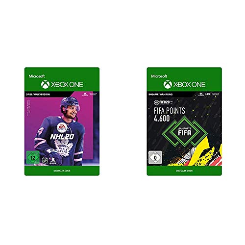 NHL 20 Standard Edition | Xbox One - Download Code & FIFA 20 Ultimate Team - 4600 FIFA Points - Xbox One - Download Code von Electronic Arts