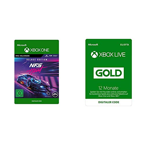 Need for Speed: Heat Deluxe Edition| Xbox One - Download Code & Xbox Live Gold Mitgliedschaft | 12 Monate | Xbox Live Download Code von Electronic Arts