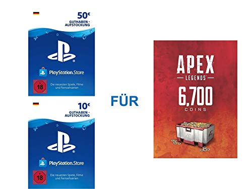 PSN Guthaben für Apex Legends 6700 Coins | PS4 Download Code - deutsches Konto von Electronic Arts