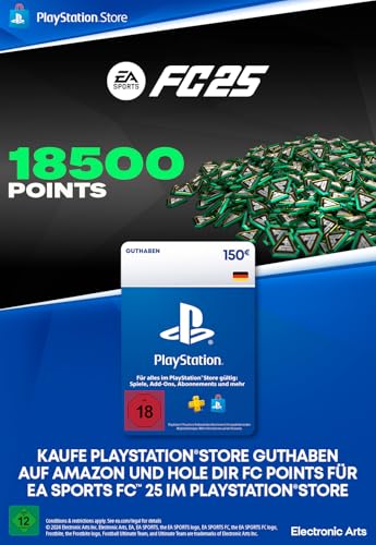 PlayStation Store Guthaben für FC 25 Ultimate Team | 18500 FC Points | PS4/PS5 Download Code | deutsches Konto PlayStation Store Guthaben für FC 25 Ultimate Team | 18500 FC Points | PS4/PS5 Download Code | deutsches Konto von Electronic Arts