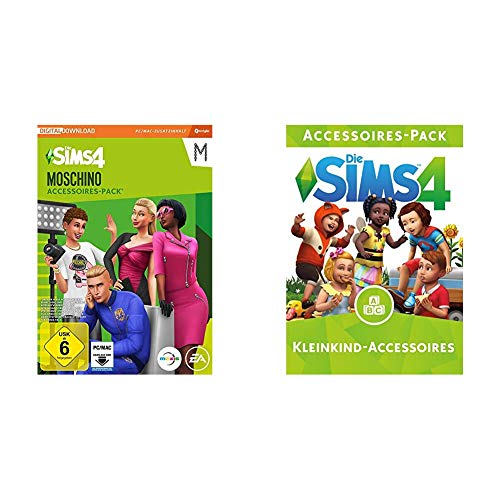 Sims 4 - Moschino Stuff Pack DLC | PC Download - Origin Code & SIMS 4 - Kleinkind Accesoires DLC [PC Download ‚Äì Origin Code] von Electronic Arts