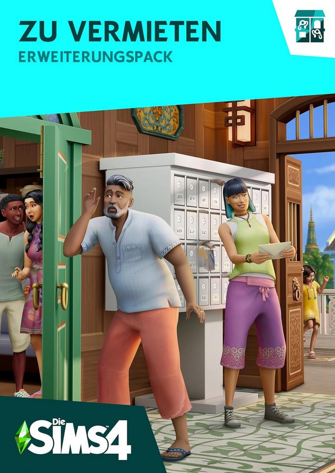Sims 4 - Zu vermieten - Erweiterungspack (Code in a Box) PC von Electronic Arts