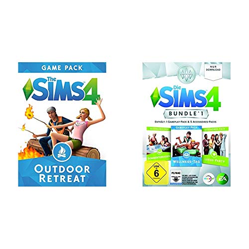 THE SIMS 4 - Outdoor Retreat Edition DLC |PC Origin Instant Access & Die Sims 4 - Bundle Pack 1: Sonnenterrassen, Luxus-Party, Wellness-Tag [PC/Mac Code - Origin] von Electronic Arts