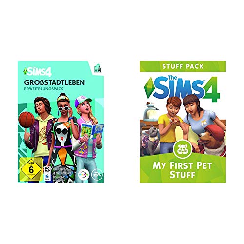 The Sims 4: Gro√üstadtleben DLC [PC Code - Origin] & Die SIMS 4 - My First Pet Stuff DLC | PC Download - Origin Code von Electronic Arts