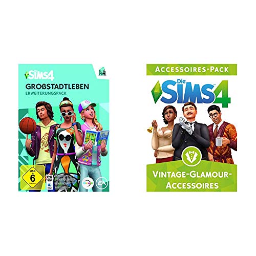 The Sims 4: Gro√üstadtleben DLC [PC Code - Origin] & Die Sims 4 Accessoires Vintage Stuff DLC [PC Code - Origin] von Electronic Arts