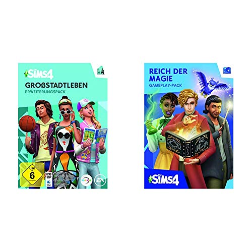 The Sims 4: Gro√üstadtleben DLC [PC Code - Origin] & Die Sims 4 - Reich der Magie Standard | PC Code - Origin von Electronic Arts