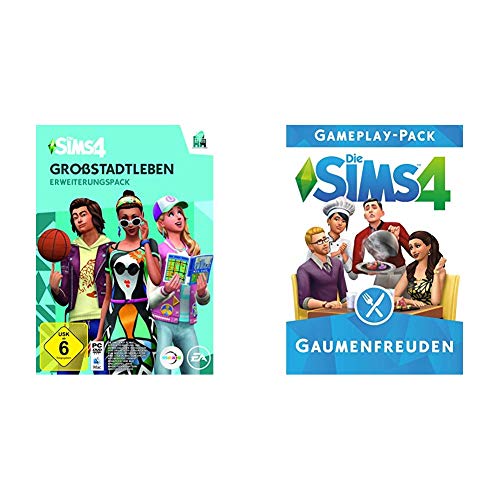 The Sims 4: Gro√üstadtleben DLC [PC Code - Origin] & The Sims 4 - Gaumenfreuden DLC [PC Code - Origin] von Electronic Arts