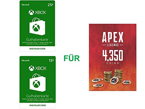 Xbox Live Guthaben für Apex Legends 4.350 Münzen | Xbox One - Download Code von Electronic Arts