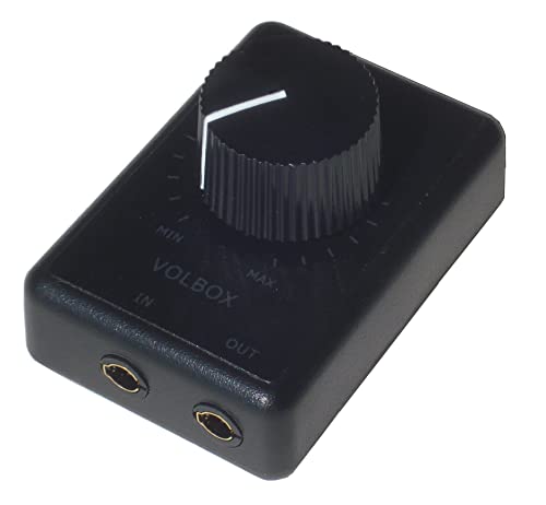 Electronics More Volbox Inline-Audio-Lautstärkeregler 3,5 mm AUX für Kopfhörer, Laptop, TV, Handy, Tablet, Radio, AUX-Buchsen Electronics More Volbox Inline-Audio-Lautstärkeregler 3,5 mm AUX für Kopfhörer, Laptop, TV, Handy, Tablet, Radio, AUX-Buchsen von Electronics More