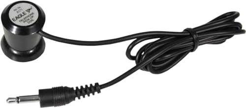 Black Telephone Pickup Coil mit Sensitive Microphone von Electrovision