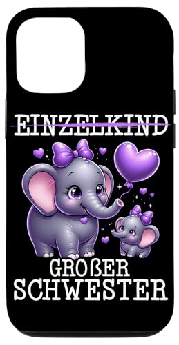 Einzelkind Große Schwester Elefant Älteres Geschwisterkind Hülle für iPhone 12/12 Pro Einzelkind Große Schwester Elefant Älteres Geschwisterkind Hülle für iPhone 12/12 Pro von Elefant Große Schwester in spe Neue Schwester