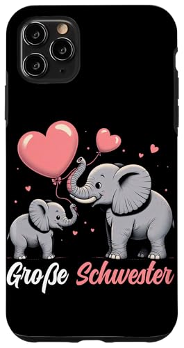 Große Schwester Elefant Älteres Geschwisterkind Mädchen Hülle für iPhone 11 Pro Max Große Schwester Elefant Älteres Geschwisterkind Mädchen Hülle für iPhone 11 Pro Max von Elefant Große Schwester in spe Neue Schwester