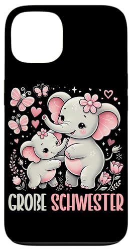 Große Schwester Elefant Älteres Geschwisterkind Mädchen Hülle für iPhone 13 Große Schwester Elefant Älteres Geschwisterkind Mädchen Hülle für iPhone 13 von Elefant Große Schwester in spe Neue Schwester